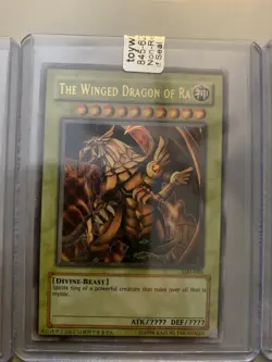 Yugioh Ultra Rare 2003 Game Boy Promo Egyptian God Cards : Obelisk, RA, Slifer - Image 4