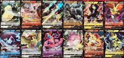 set of 12 authentic Pokemon Card Japanese Snorlax V Reshiram Arceus Machamp - Image 1