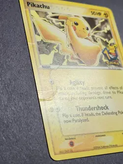 Pikachu - 012 (10th Anniversary) Rare Black Star Promo Pokemon Card - Image 2