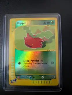 Hoppip Expedition Base Set 112/165 Reverse Holo Pokemon Common Card - Image 1