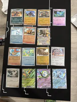 Black Bolt & White Flare Pokeball Holo / Ex Lot of 15 Cards Total! - Image 2
