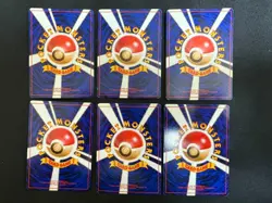 Base Set 1996 Normal Card Set of 6 Japanese Pokemon Card Old Back s0061 - Image 2