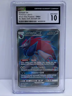 CGC 10 Zoroark GX SM84 Full Art Shining Legends Promo 2017 Pokemon Card - Image 1