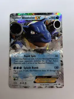 2014 Blastoise EX XY30 Black Star Promo Ultra Rare Holo Pokemon TCG Card LP - Image 1