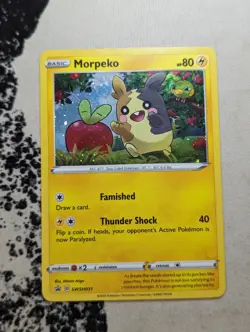 Morpeko SWSH031 - Pokemon TCG Black Star Promo Card Holo Foil Rare - LP - Image 1