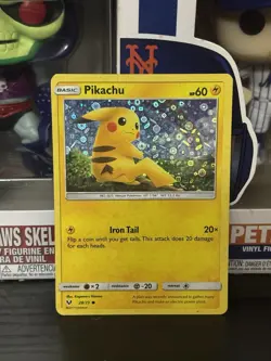 Pokemon TCG Shining Legends - Pikachu #28/73 - Common Holo Card - Image 1