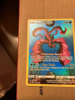2023 Pokemon Galarian Moltres Full Art Holo Promo Card SWSH284 NM - Image 3