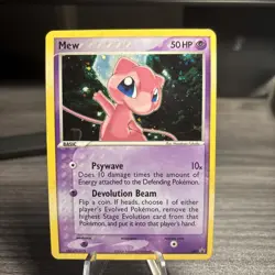 2006 Mew 040 Holo, Nintendo Black Star PROMO pokemon card - LP/NM - Image 1