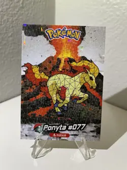 Ponyta #77 - Cracked Ice Holo - Crystal Collection 2024 - Pokemon Card - Image 1