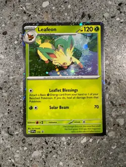 Pokemon TCG Cards Leafeon SVP170 Black Star Promo Holo MINT - Image 1