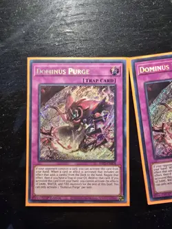 Dominus Purge Yu-Gi-Oh! Trap Card Ultimate RareX2 - Image 1
