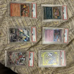 Mixed Lot Of 6 PSA 9/8 Pokemon Tcg Cards DRI/PAR/SSP/PRE - Image 1