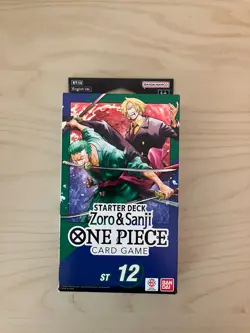 One Piece Card Game Zoro & Sanji ST-12 Starter Deck ENG Brand New Sealed - Image 1