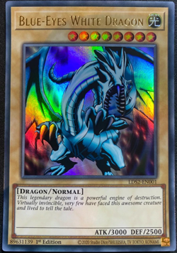 Blue-Eyes White Dragon [1st Edition] *Ultra Rare* LDS2-EN001 YuGiOh TCG Card - Image 1