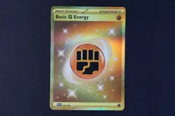 Fighting Energy 258/198 Holo Shiny Pokemon TCG Card Scarlet Violet NEAR MINT - Image 1
