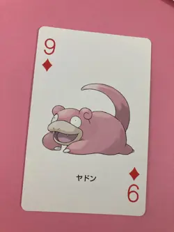 Slowpoke pokemon Playing Poker Card Leaf green Venusaur Nintendo Japanese - Image 2
