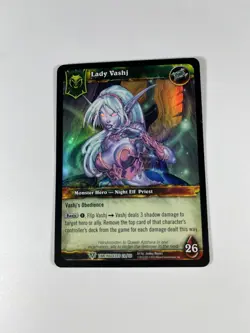 Lady Vashj Timewalkers 24/30 FOIL Wow World of Warcraft TCG Card - Image 3