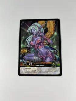 Lady Vashj Timewalkers 24/30 FOIL Wow World of Warcraft TCG Card - Image 4