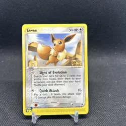 Eevee 63/100 2003 EX Sandstorm Pokemon Card Nintendo Non Holo Common - Image 1