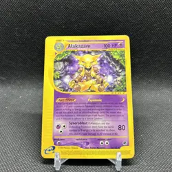 Alakazam 33/165 Non Holo Rare Expedition Pokemon Card 2002 - Image 2