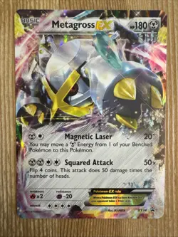 Metagross EX XY34 Ultra Rare - XY Promo Card - Pokemon TCG LP - Image 1