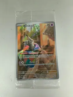 Unopened Pokemon TCG Mimikyu 075 Promo Card Holo Full Art Psychic Sealed - Image 1