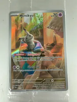 Unopened Pokemon TCG Mimikyu 075 Promo Card Holo Full Art Psychic Sealed - Image 2
