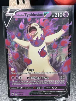 Pokemon Trading Card Game TCG Astral Radiance Hisuian Typhlosion V 053/189 - Image 1