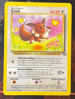 Evoli (Eevee) #51/64 | Jungle (German) | Pokemon TCG played card - Image 1