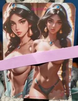 1/1 Only 1 Made Jasmine Disney Spicy Lonestar Customs Topless Waifu Card - Image 1