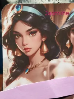 1/1 Only 1 Made Jasmine Disney Spicy Lonestar Customs Topless Waifu Card - Image 3