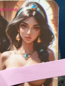 1/1 Only 1 Made Jasmine Disney Spicy Lonestar Customs Topless Waifu Card - Image 4