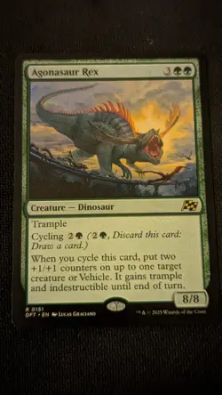 MtG Agonasaur Rex R 0151 Aetherdrift DFT Magic Gathering - Image 1