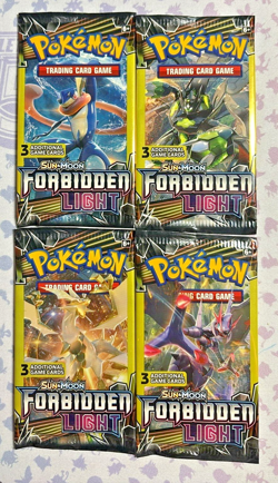 Pokemon Forbidden Light 3 Card Pack Art Set - Image 1