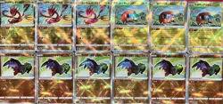 set of 12 authentic Pokemon Card Japanese Radiant Eternatus Charjabug Hawlucha - Image 1