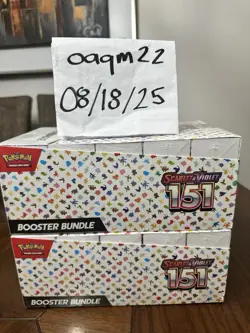 Pokemon 151 Booster Bundle Factory Sealed Display. 10 Booster Bundle Boxes!! 820650853210 - Image 5