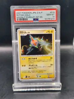 Pokemon TCG Rotom DPBP #518 Moonlit Pursuit Japanese Holo PSA 10 - Image 1