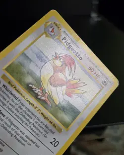 Pokemon TCG - PIDGEOTTO - 22/102 - SHADOWLESS - RARE - BASE SET (1999) WOTC - MP - Image 3