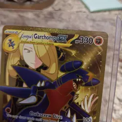 Pokemon Cynthia's Garchomp ex 241/182 Destined Rivals Holo Read Description - Image 3