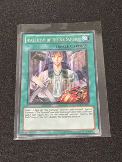 YUGIOH Card Asceticism of the Six Samurai STOR-EN050 Unlimited Edition - Image 1