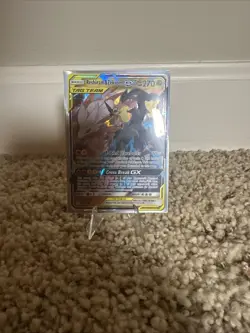 Pokemon TCG Reshiram & Zekrom GX 157/236 Cosmic Eclipse 2019 Tag Team Holo Card - Image 2