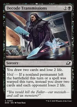 PRESALE 2x Decode Transmissions EOE NM MTG - Image 1