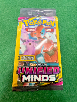 Pokemon Sun and Moon Unified Minds 3 Card Booster Pack - Image 3