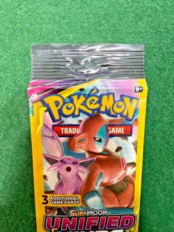 Pokemon Sun and Moon Unified Minds 3 Card Booster Pack - Image 4
