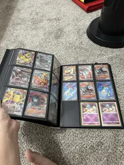 Pokemon Card Collection Binder 359 Cards Full Art, VMAX, VSTAR, EX, V, Pokeball. - Image 1