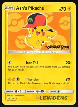 Ash's Pikachu - SM110 - Pokemon The Movie - Black Star Promos - Pokemon Card 3 - Image 1