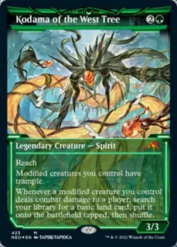 Kodama of the West Tree (Foil Etched) -Foil Near Mint MTG Kamigawa: Neon Dynasty - Image 1