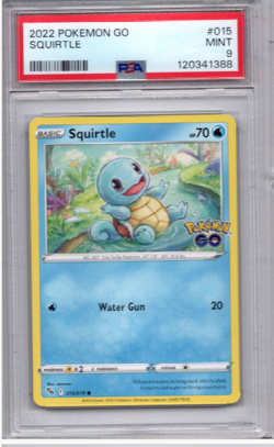 Squirtle Pokemon Sword & Shield Pokemon Go PSA 9 MINT - Image 1