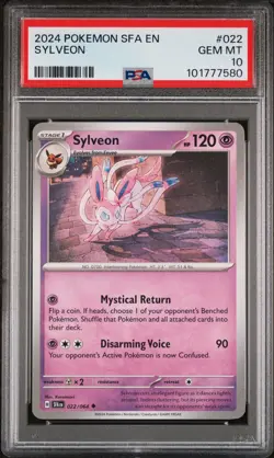 PSA 10 - 2024 POKEMON SFA EN-SHROUDED FABLE 022 SYLVEON - Image 1