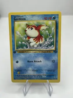 Goldeen 53/64 - 1st Edition Jungle Vintage 1999 WoTC Pokemon TCG - LP - Image 1